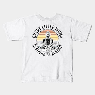 Buddha Vintage Retro Kids T-Shirt